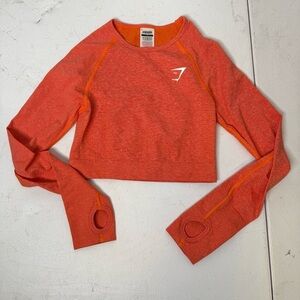 Gymshark Vital Seamless Long Sleeve Crop Top- women’s small